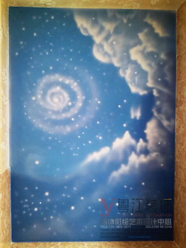 天顶唯美彩绘、儿童房手绘墙画 天顶唯美彩绘、儿童房手绘墙画